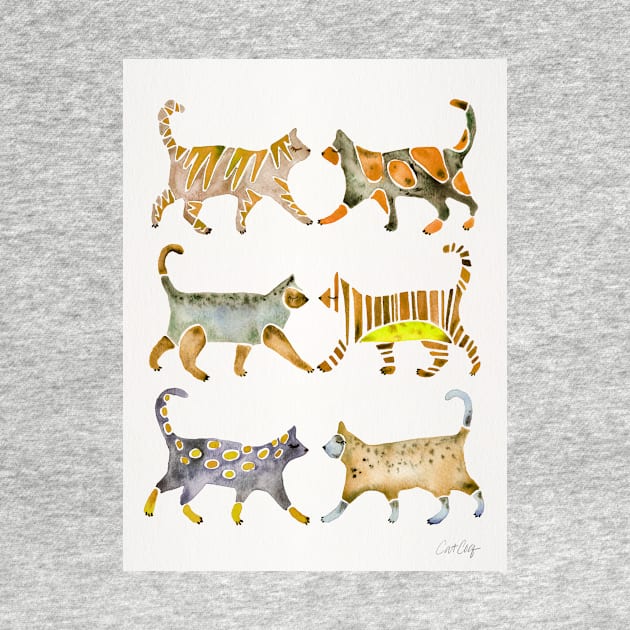 Yellow Cat Collection by CatCoq